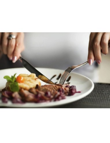 Garfo de Mesa Inox Resistente Elegante Elite 12un