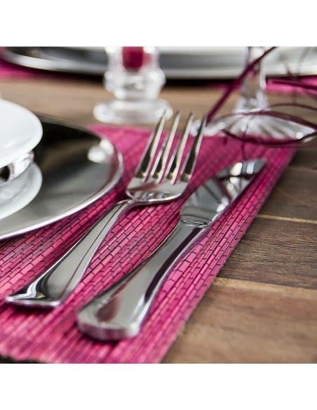 Faca de Mesa Churrasco Inox Resistente Serrilhada Elite 12un