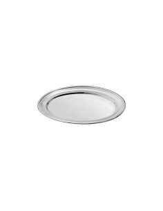 Travessa Oval Rasa Aço Inox 20cm 2