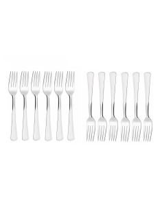 Garfo de Sobremesa Aço Inox Talheres Restaurante Buffet...