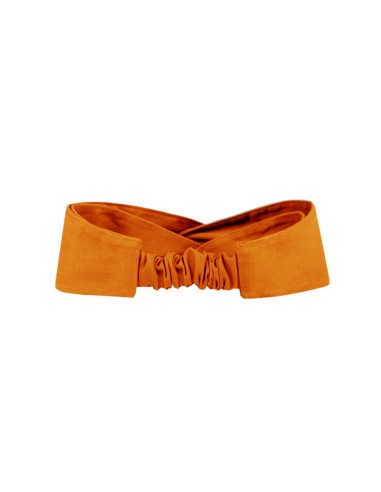 Faixa de Cabelo Turbante Bandana Laranja Chef...
