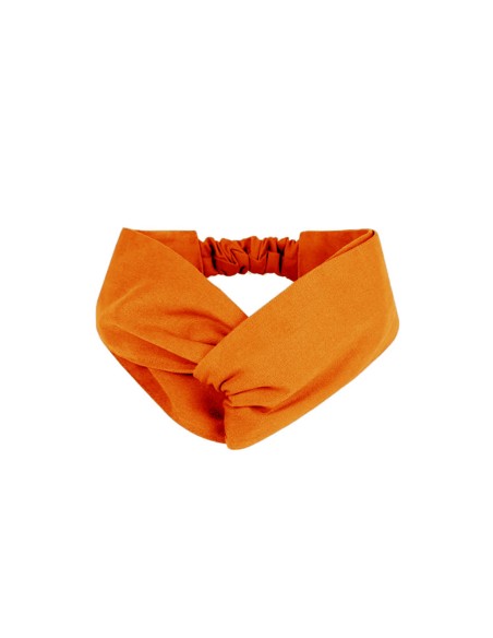 Faixa de Cabelo Turbante Bandana Laranja Chef de Cozinha
