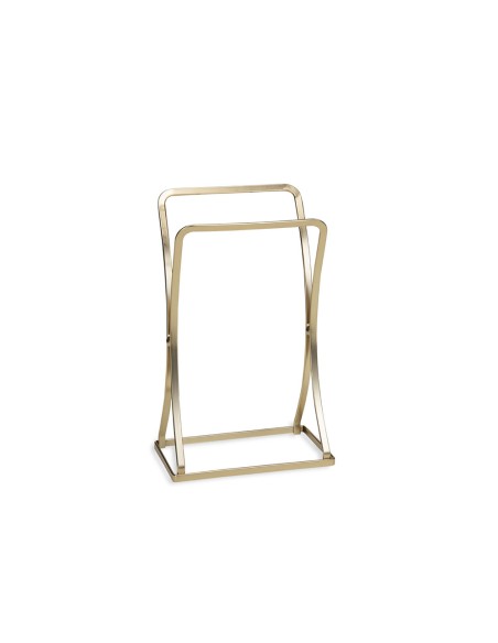 Porta Toalha Rosto Lavabo Suporte Dourado Fosco Ouro Velho