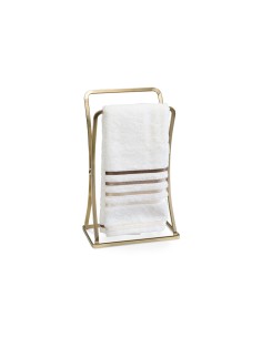Porta Toalha Rosto Lavabo Suporte Dourado Fosco Ouro Velho