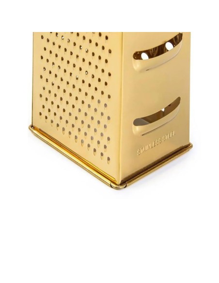 Ralador de Queijo Dourado 4 Faces Linha Lovers Inox