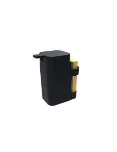 Porta Detergente e Esponja Dispenser de Pia Preto 600ml