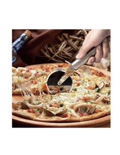 Cortador de Pizza Aço Inox Utensilios Cozinha Tuboline 2