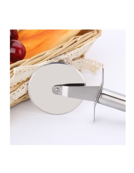 Cortador de Pizza Aço Inox Utensilios Cozinha Tuboline