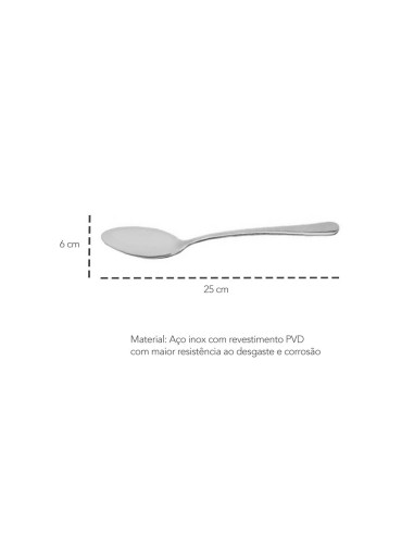 Colher de Arroz Cobre Rose Gold Utensilios...