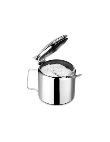 Açucareiro de Inox e Colher Porta Açucar 300gr...