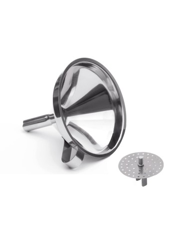 Funil com Peneira Inox Filtro Coador Cha Drinks...
