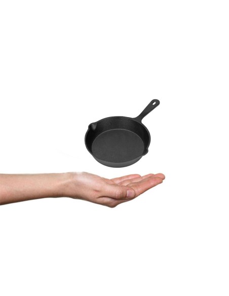 Frigideira Mini Ferro Fundido Fogao Forno Induçao 10cm