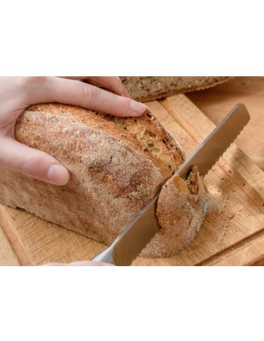 Faca de Pao 8" Profissional Lamina Serrilhada...