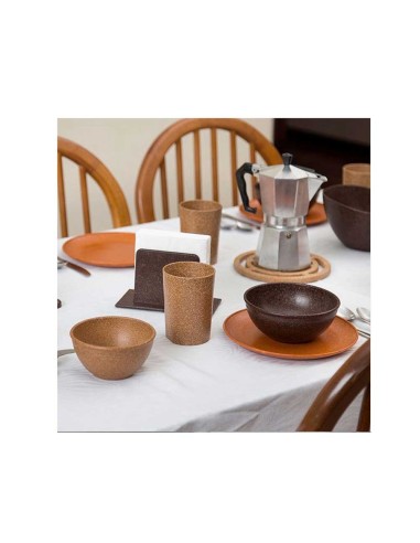 Tigela Bowl Cumbuca Salada Açai Sopa Marrom BPA...