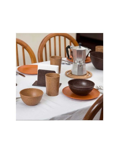 Tigela Bowl Cumbuca Salada Açai Sopa Marrom BPA Free 700ml