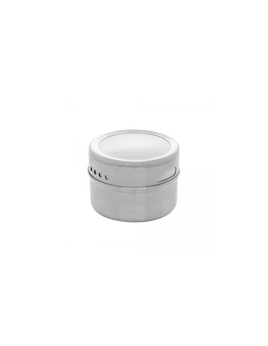 Porta Tempero Condimento Ima Tampa Transparente Inox 80ml