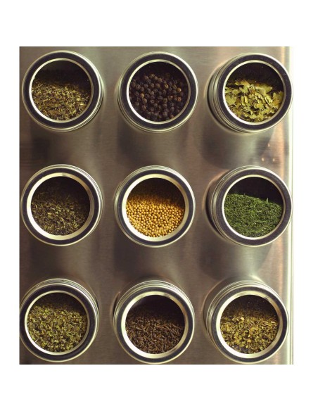 Porta Tempero Condimento Ima Tampa Transparente Inox 80ml