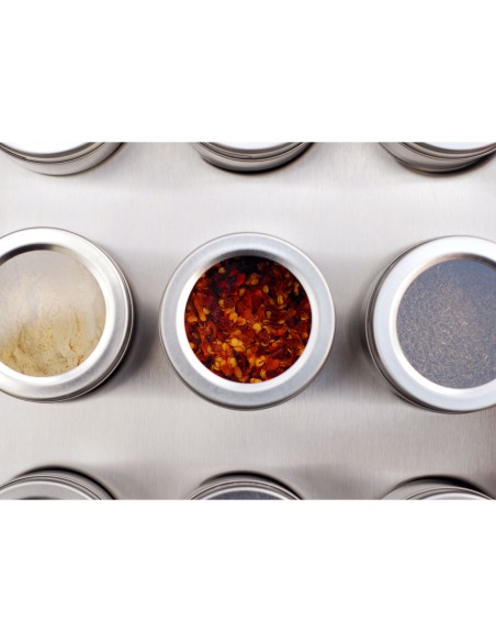 Porta Tempero Condimento Ima Tampa Transparente Inox 80ml