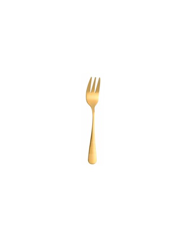 Garfo de Sobremesa Bolo Dourado Talheres Inox Restaurante