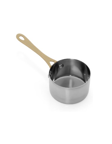 Mini Panela Cabo Panelinha Prata Dourado...