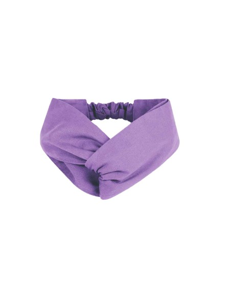 Faixa de Cabelo Turbante Bandana Lilas Lavanda Chef Cozinha