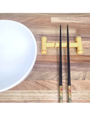 Descanso de Talheres Hashi Bambu Plastico Mesa...