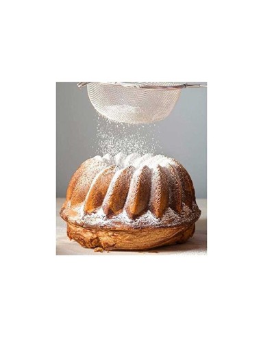 Peneira Inox Cabo Aço Cozinha Confeitaria 20cm