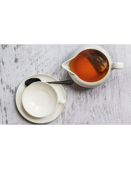 Colher de Cha Preto Talher de Metal Inox Inteiro 1 un