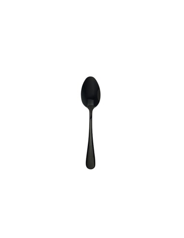 Colher de Cha Preto Talher de Metal Inox Inteiro 1 un