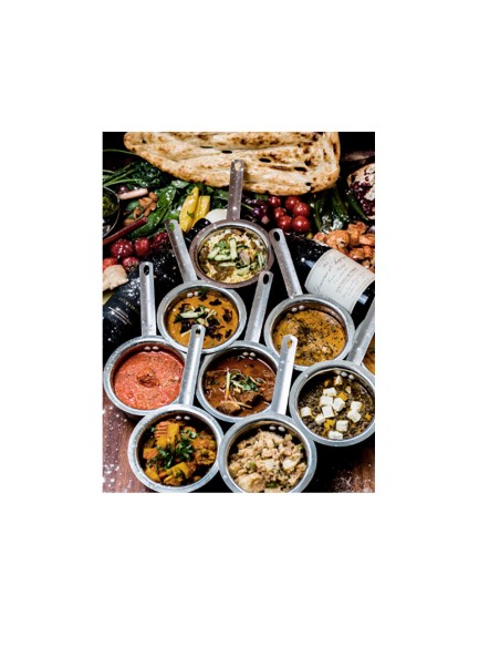 Panela Mini Cabo Aço Inox Entrada Molho Couvert Buffet 250ml