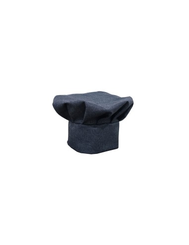 Chapeu de Cozinheiro Jeans Chef Touca Azul Ajustavel