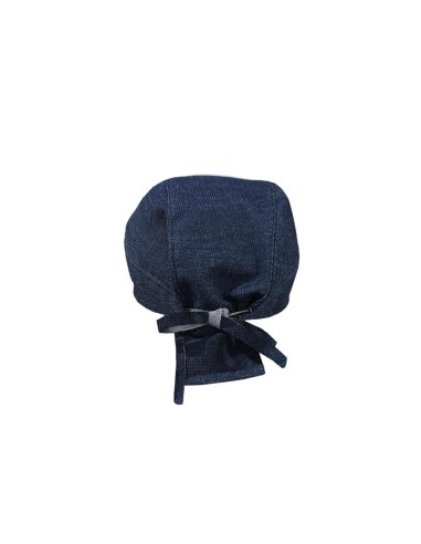 Bandana Jeans Azul Touca Cozinha Bar Ajustavel...