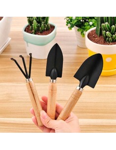 Ferramentas Jardinagem Pazinha Ancinho Ferro Madeira... 2