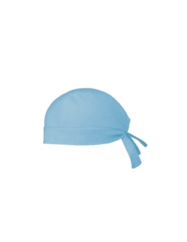 Bandana Azul Claro Touca Cozinha Confeitaria Doceria Unissex