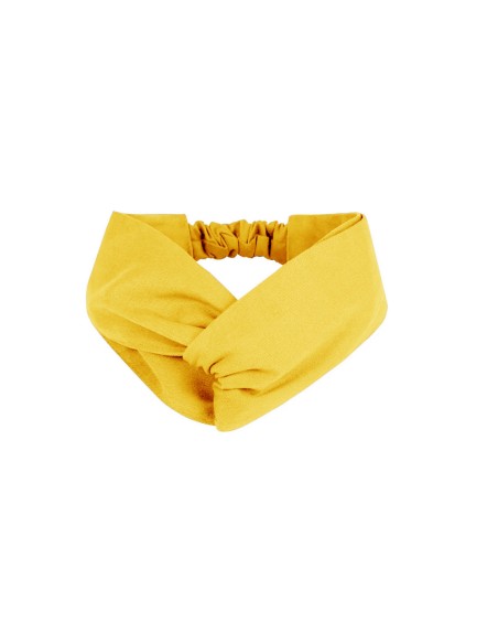 Faixa de Cabelo Turbante Bandana Amarelo Chef Cozinha Restaurante