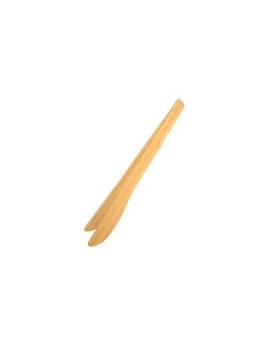 Pegador de Salada Bambu Natural 30cm Pinça Alimentos
