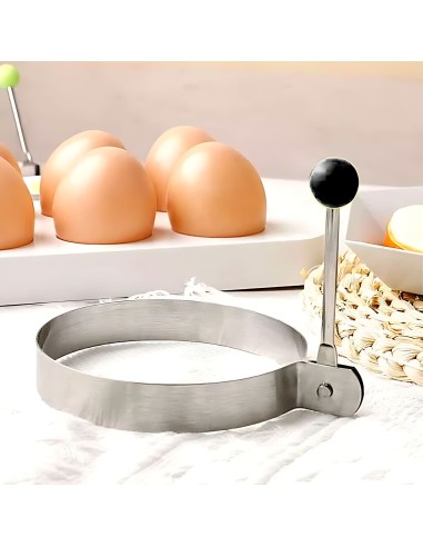 Molde para Ovo Frito Redondo Forma Aço Inox...