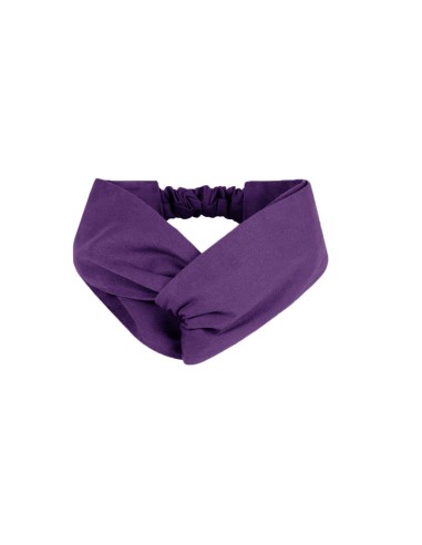 Faixa de Cabelo Turbante Bandana Roxo Açai Chef Cozinha Sorveteria