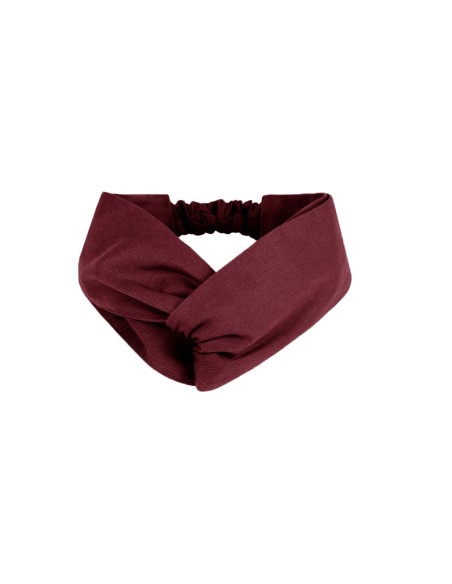 Faixa de Cabelo Turbante Bandana Vinho Chef Cozinha