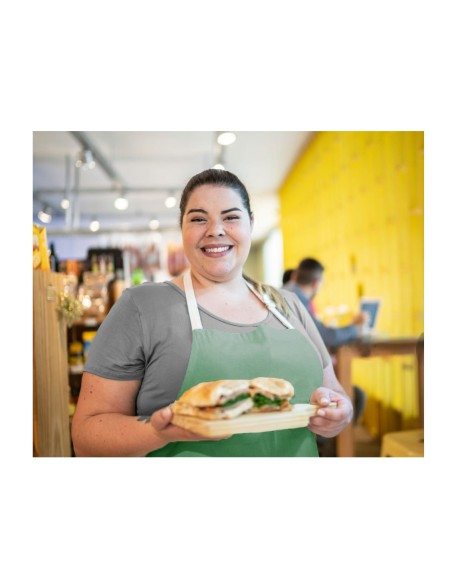 Avental Grande Verde Matte Plus Size Vegano Restaurante Bar