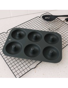 Forma de Silicone Bolo Pudim Donuts Forno Antiaderente 2