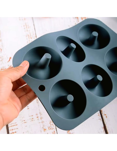 Forma de Silicone Bolo Pudim Donuts Forno Antiaderente