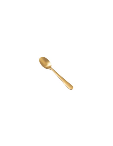 Colher de Cafe Dourado Fosco Pequena Talheres Aço Inox