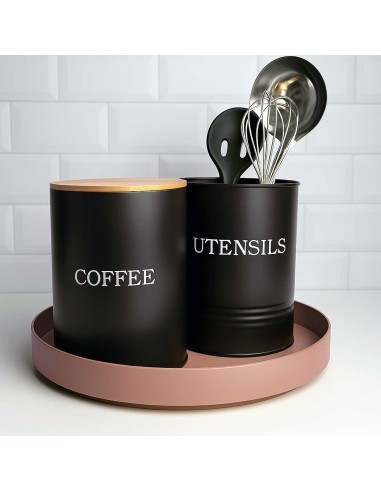 Organizador Giratorio Redondo Marrom Multiuso...