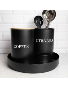 Organizador Giratorio Redondo Preto Multiuso Porta Temperos 2