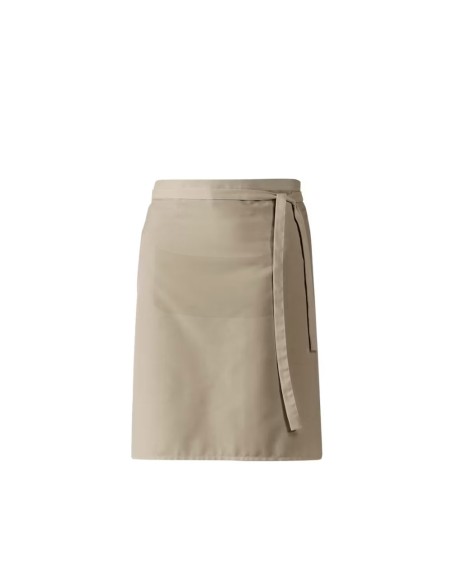 Avental de Cintura Barista Chef Garçom Bartender Caqui Bege