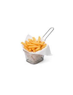 Cestinha Inox Fritas Servir Porçoes Petiscos Bar Restaurante