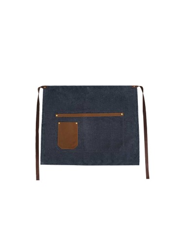 Avental de Cintura Jeans e Couro Unissex Bar...