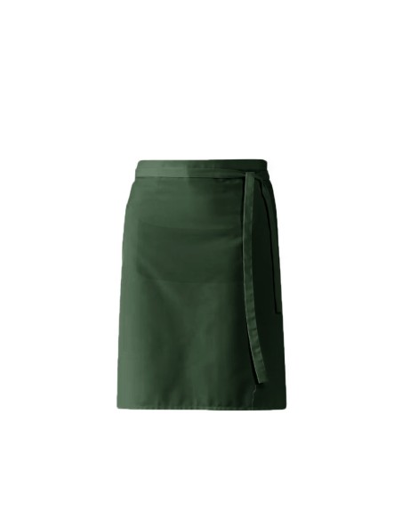 Avental de Cintura Verde Escuro Barista Chef Cozinha