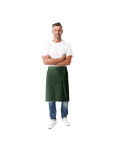 Avental de Cintura Verde Escuro Barista Chef Cozinha 2